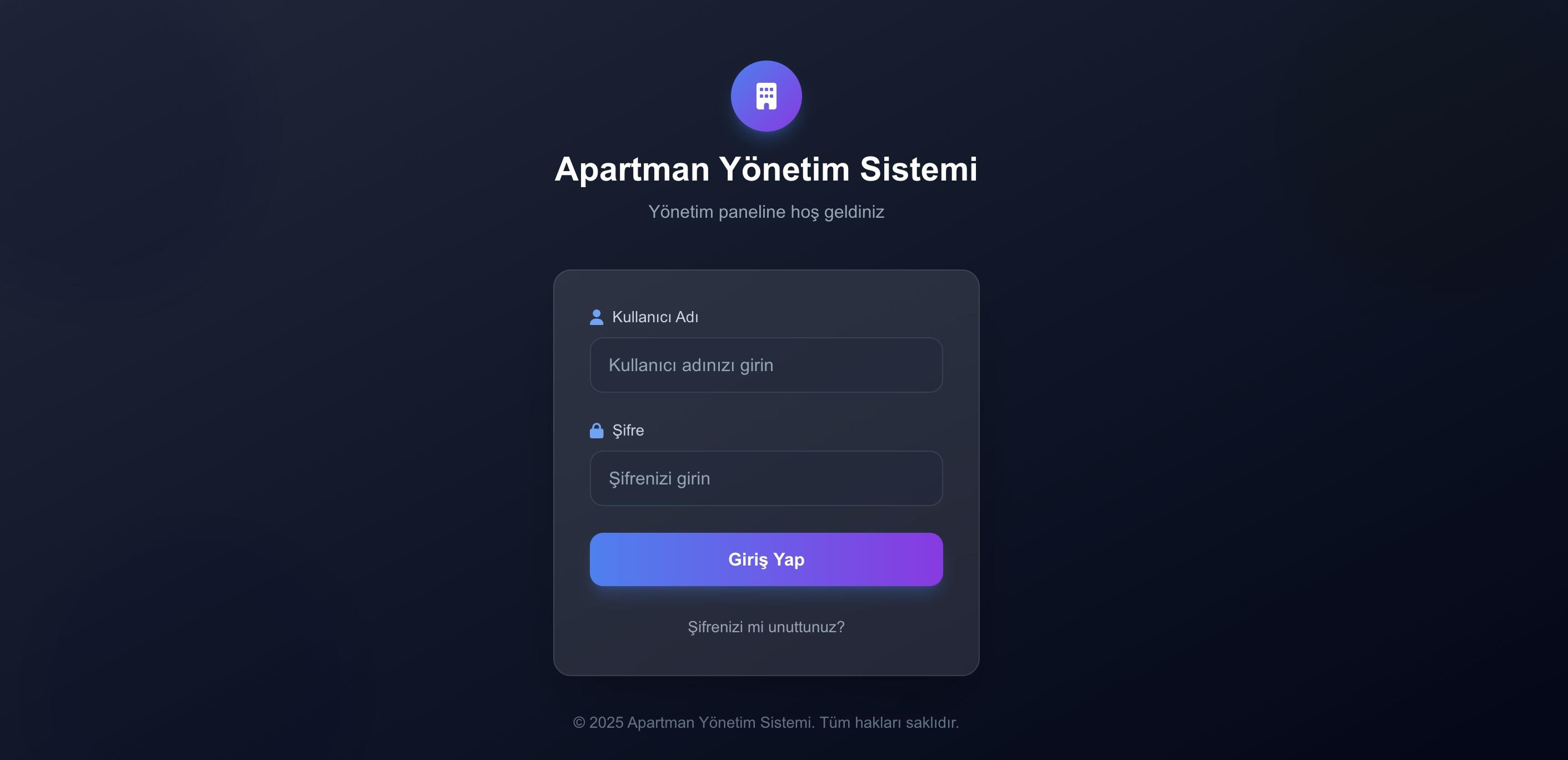 Apartment Management System